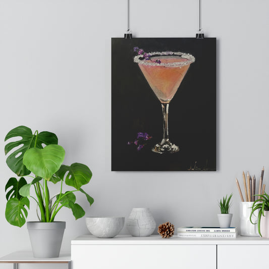 Lavender Martini Print