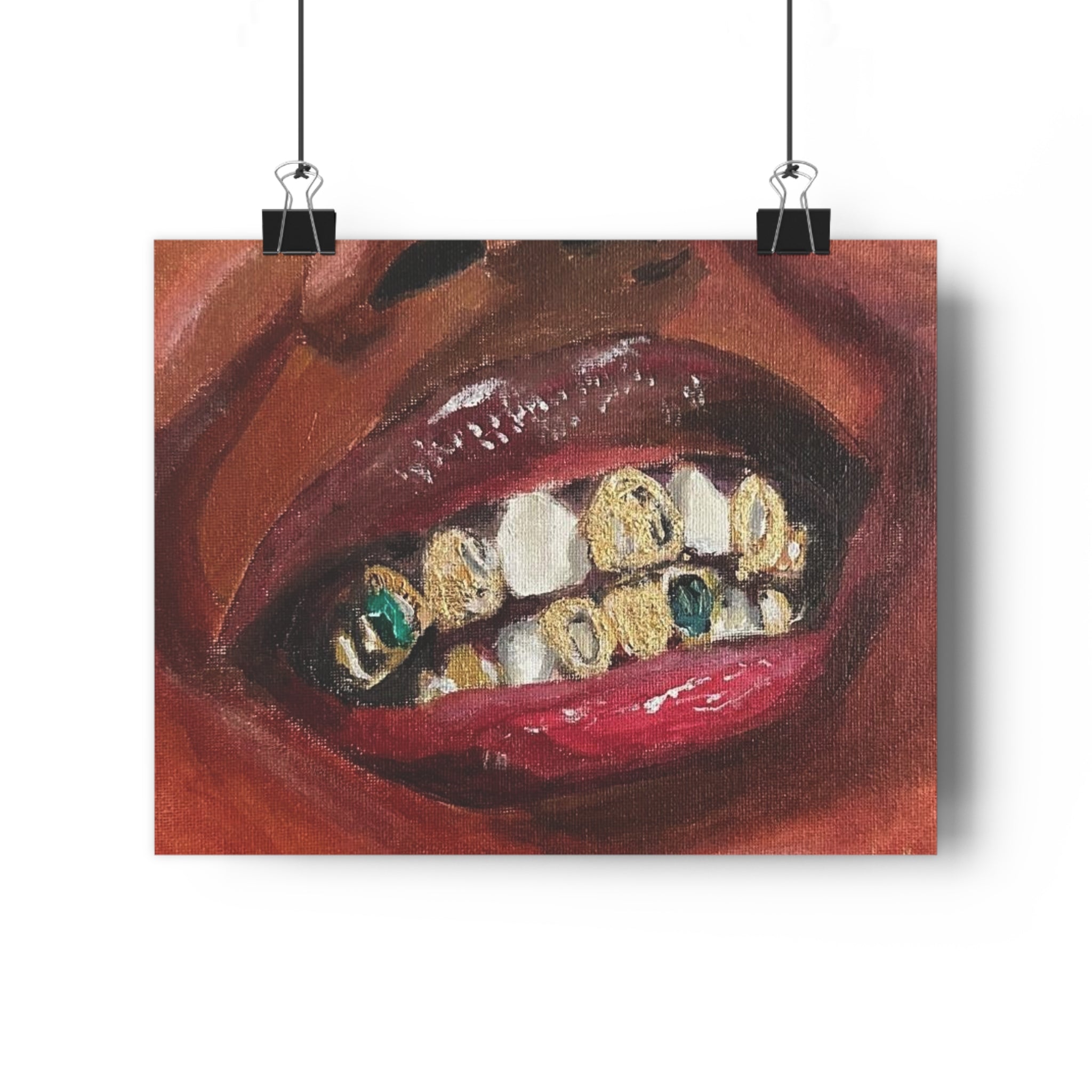 Golden Smile Print