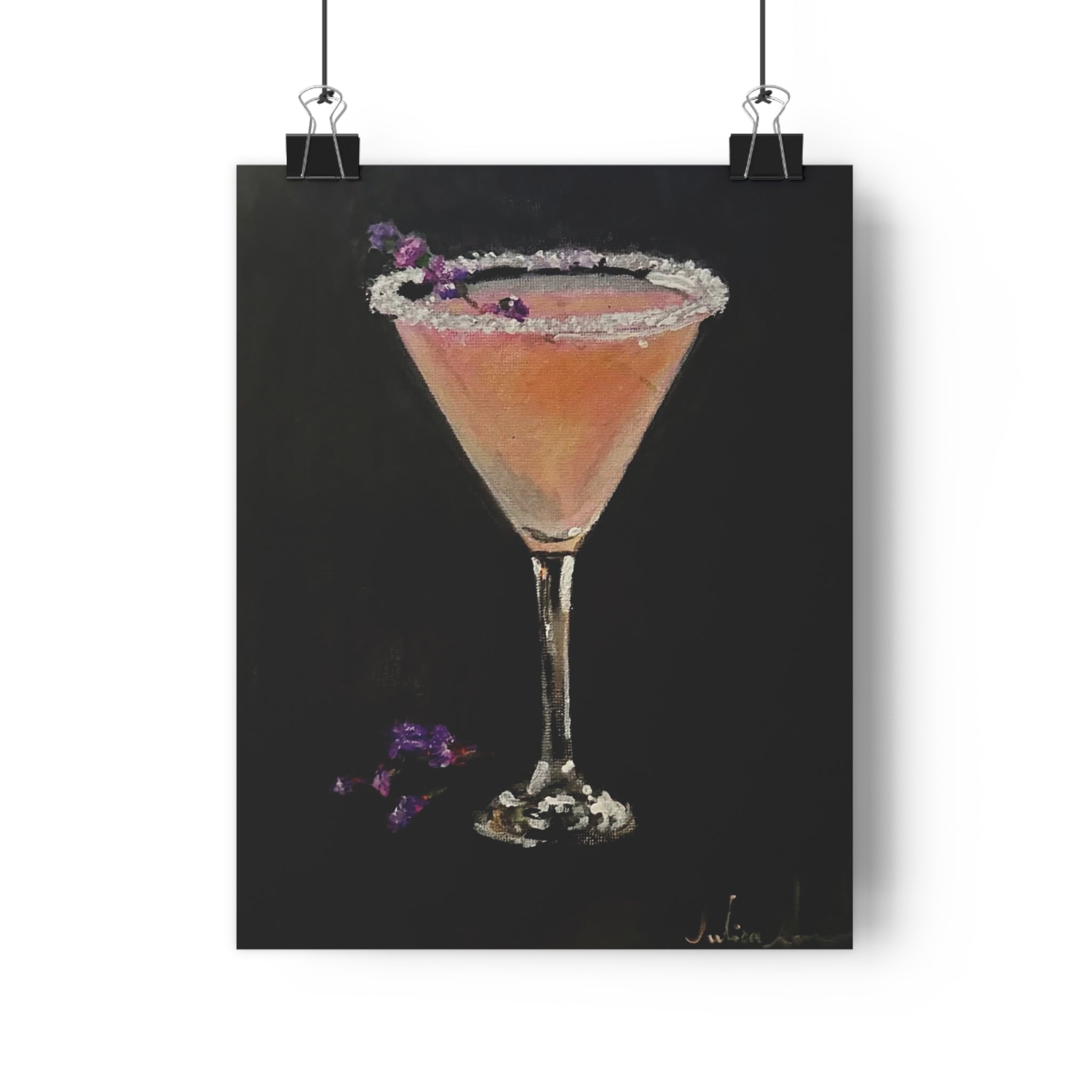 Lavender Martini Print