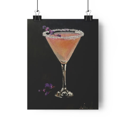 Lavender Martini Print